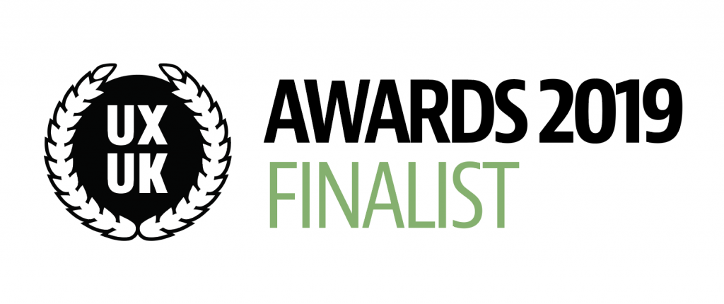 UX UK Awards 2019 Finalist